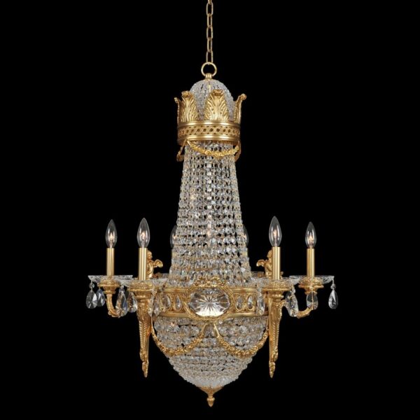 Marseille 6 Arm Chandelier