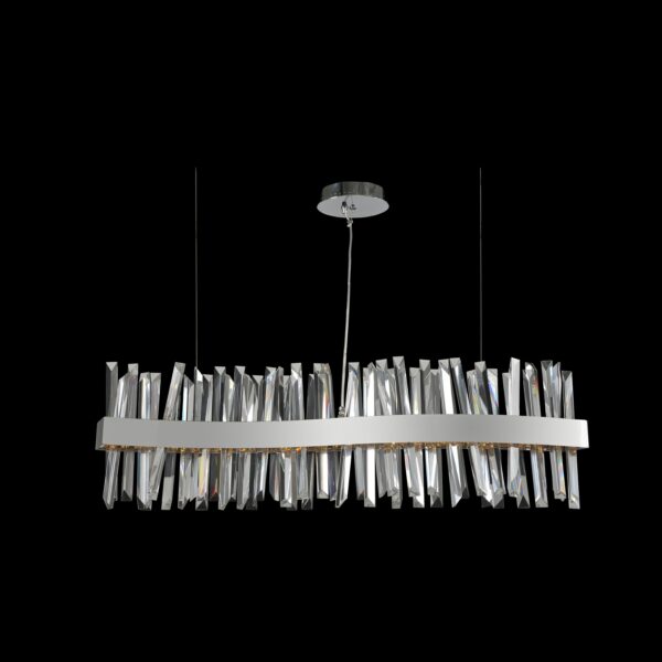 Glacier 42 Inch Led Wave Island Light