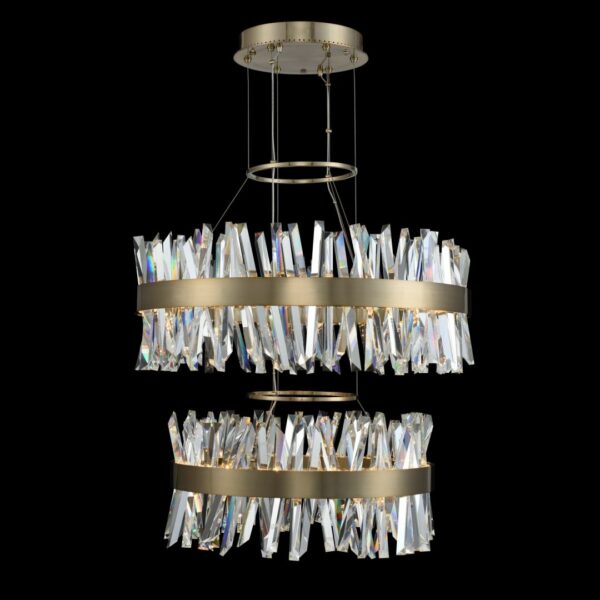 Glacier 2 Tier Led Pendant