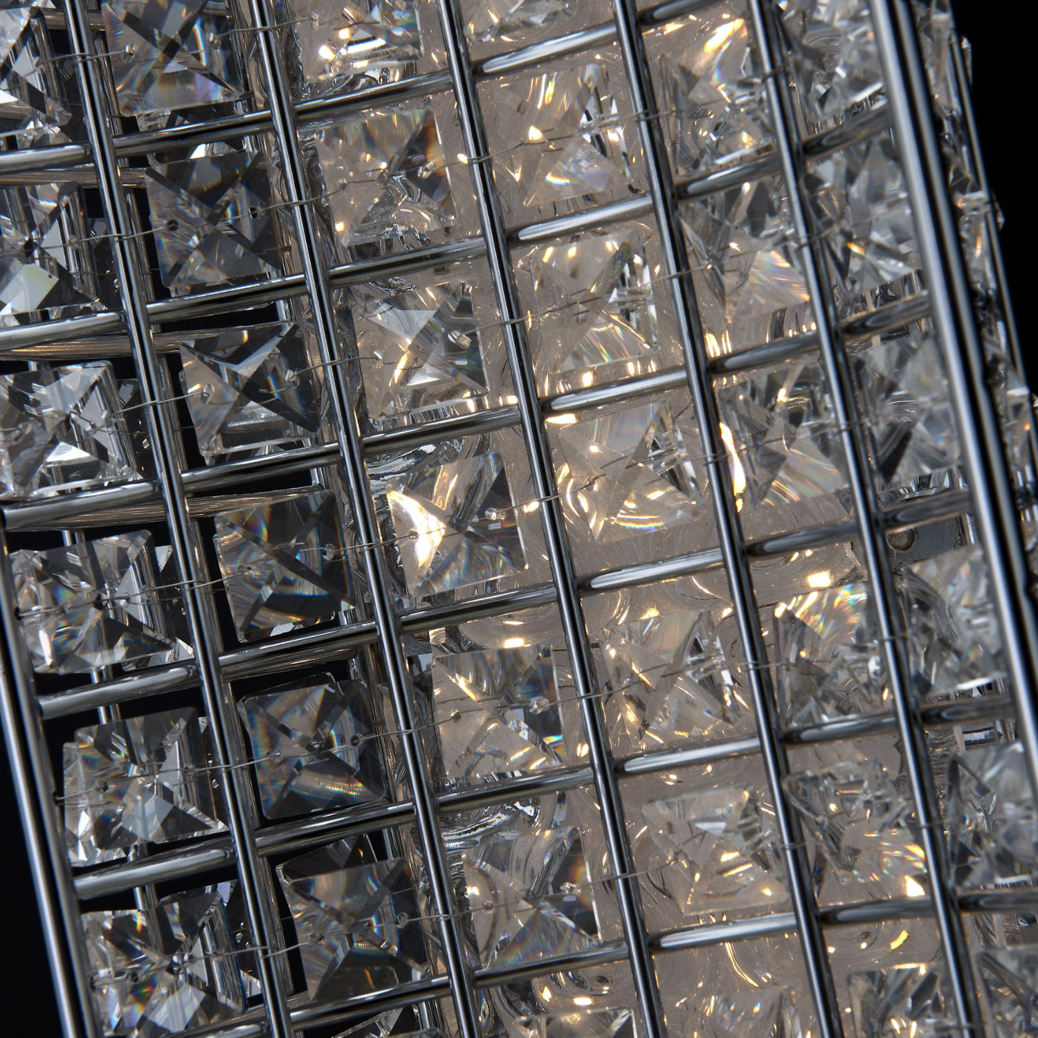 Nuvole 26-in Chrome/Crystal Wall Sconce - Image 2