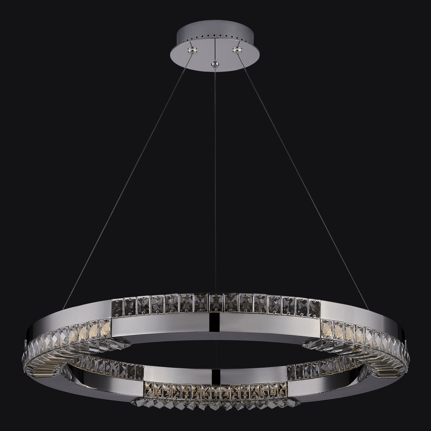 Dama 28 In Chrome Pendant