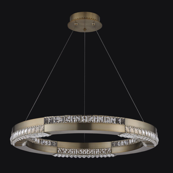 Dama 28In Winter Brass Pendant