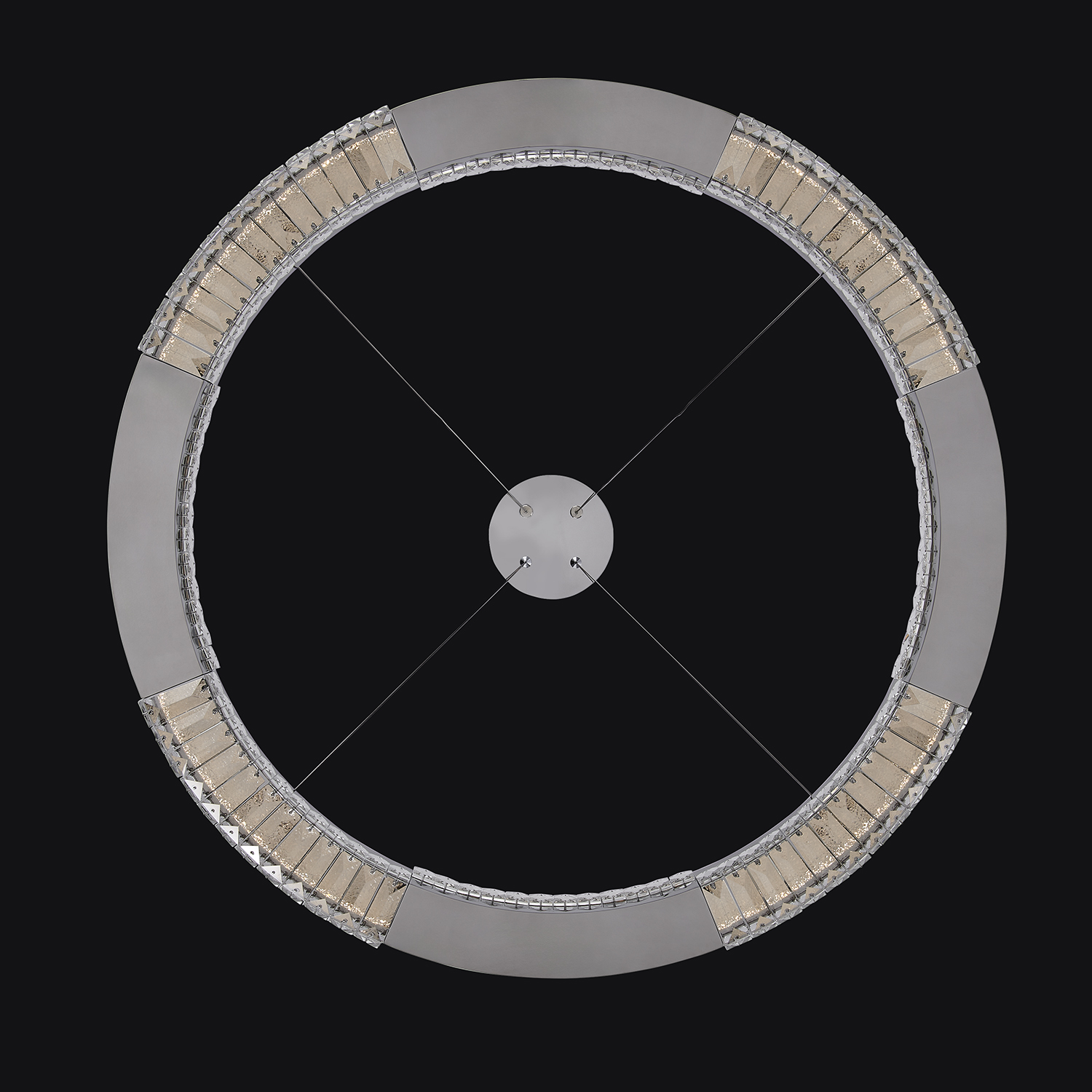 Dama 34In Chrome Pendant - Image 2