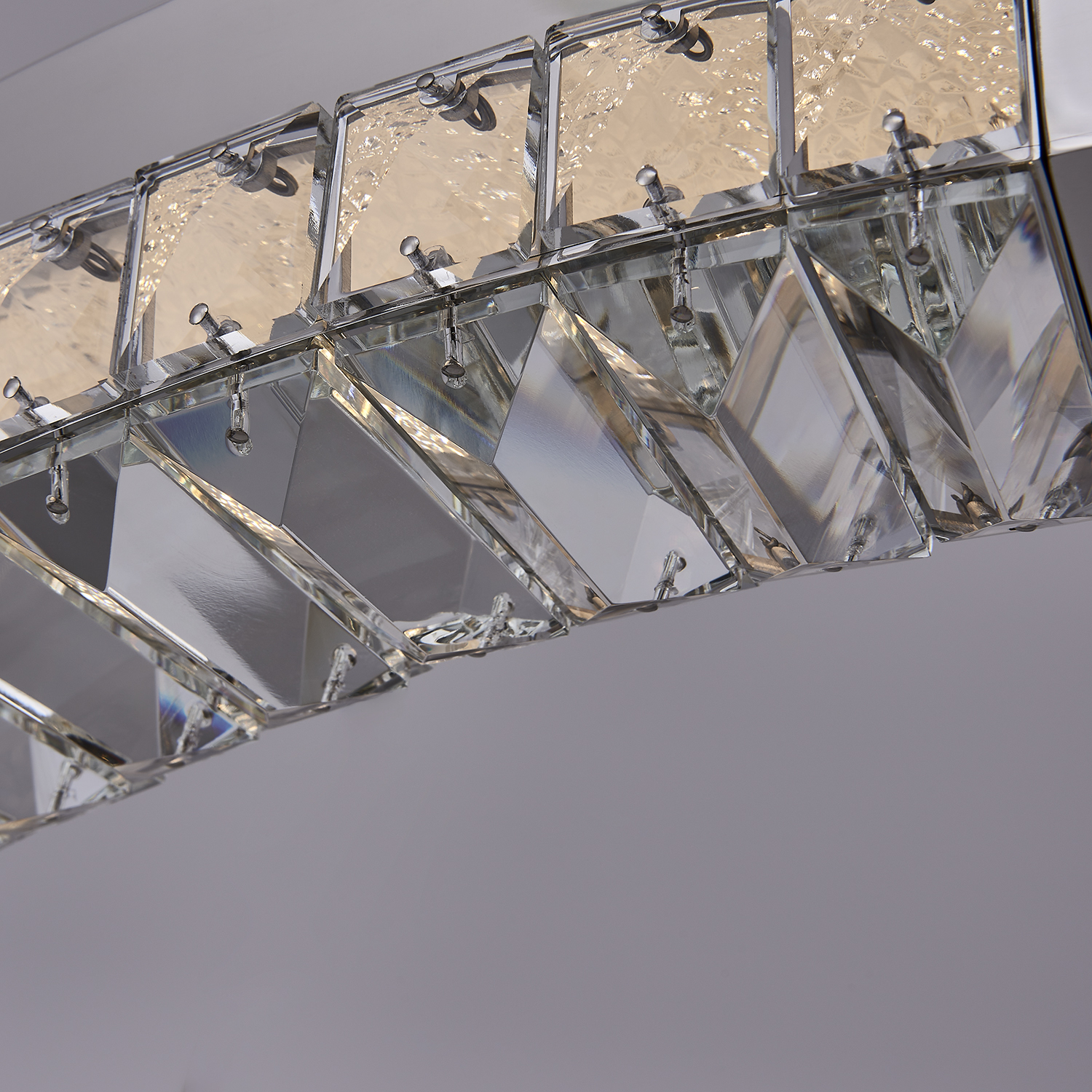 Dama 34In Chrome Pendant - Image 3