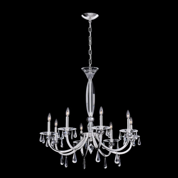 Passo 8 Lt Silver Chandelier