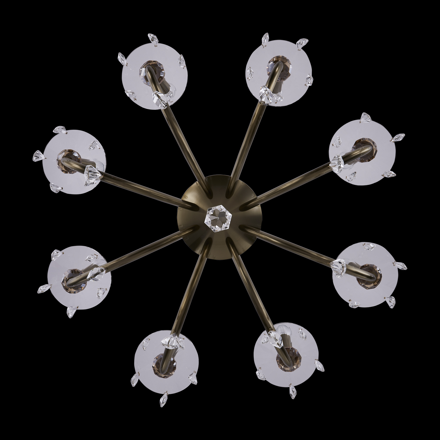 Passo 8 Lt Cham Gld Chandelier - Image 2