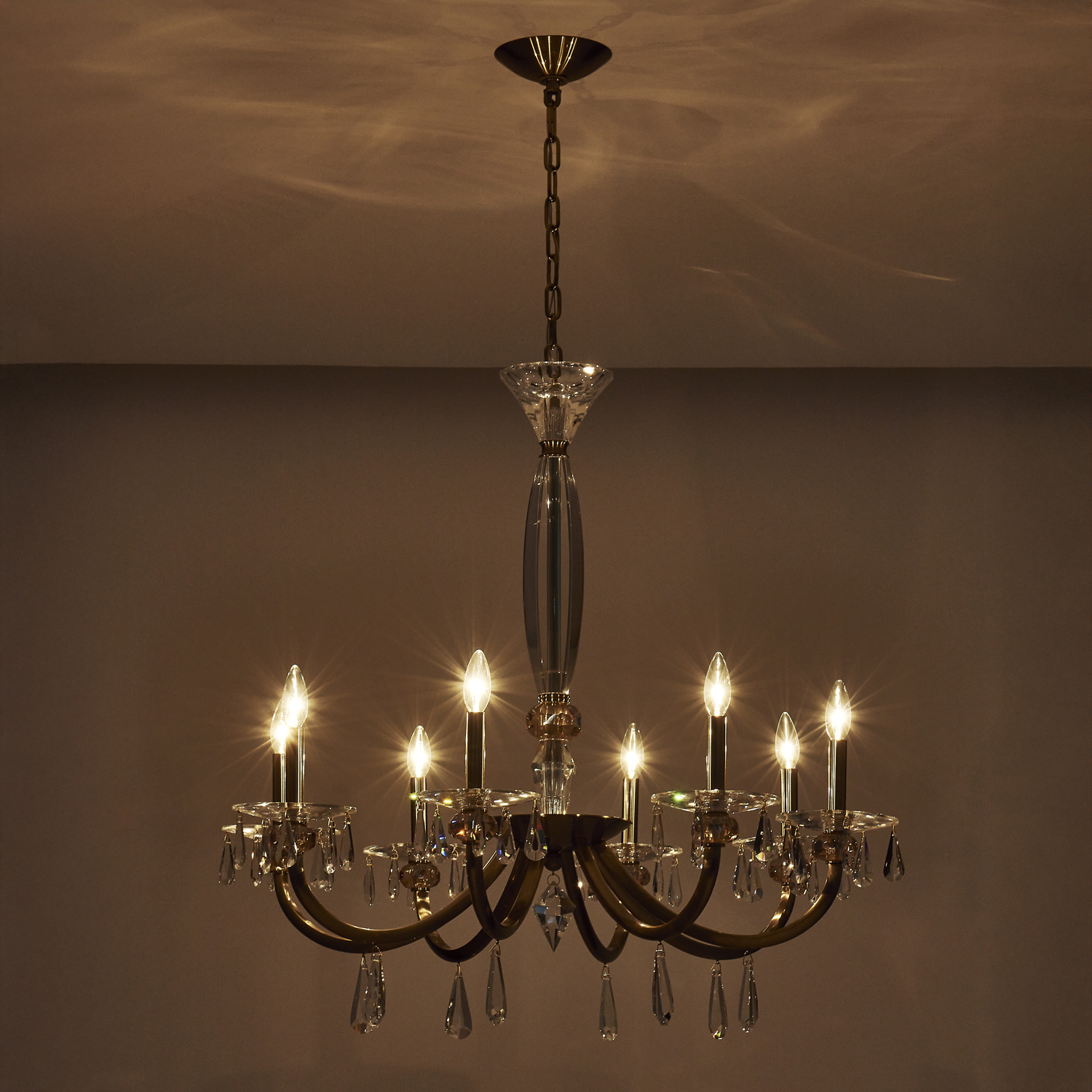 Passo 8 Lt Cham Gld Chandelier - Image 5