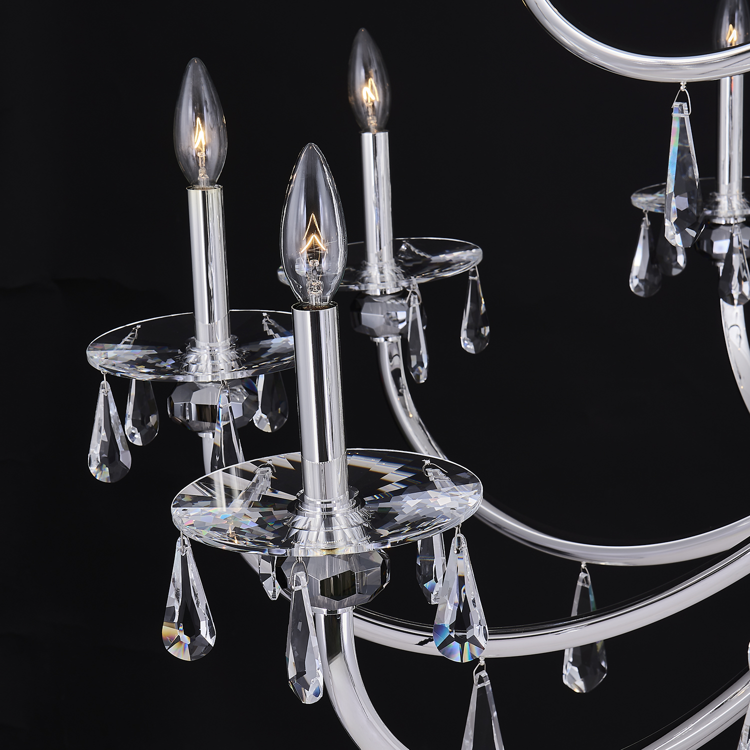 Passo 15 Lt Silver Chandelier - Image 3