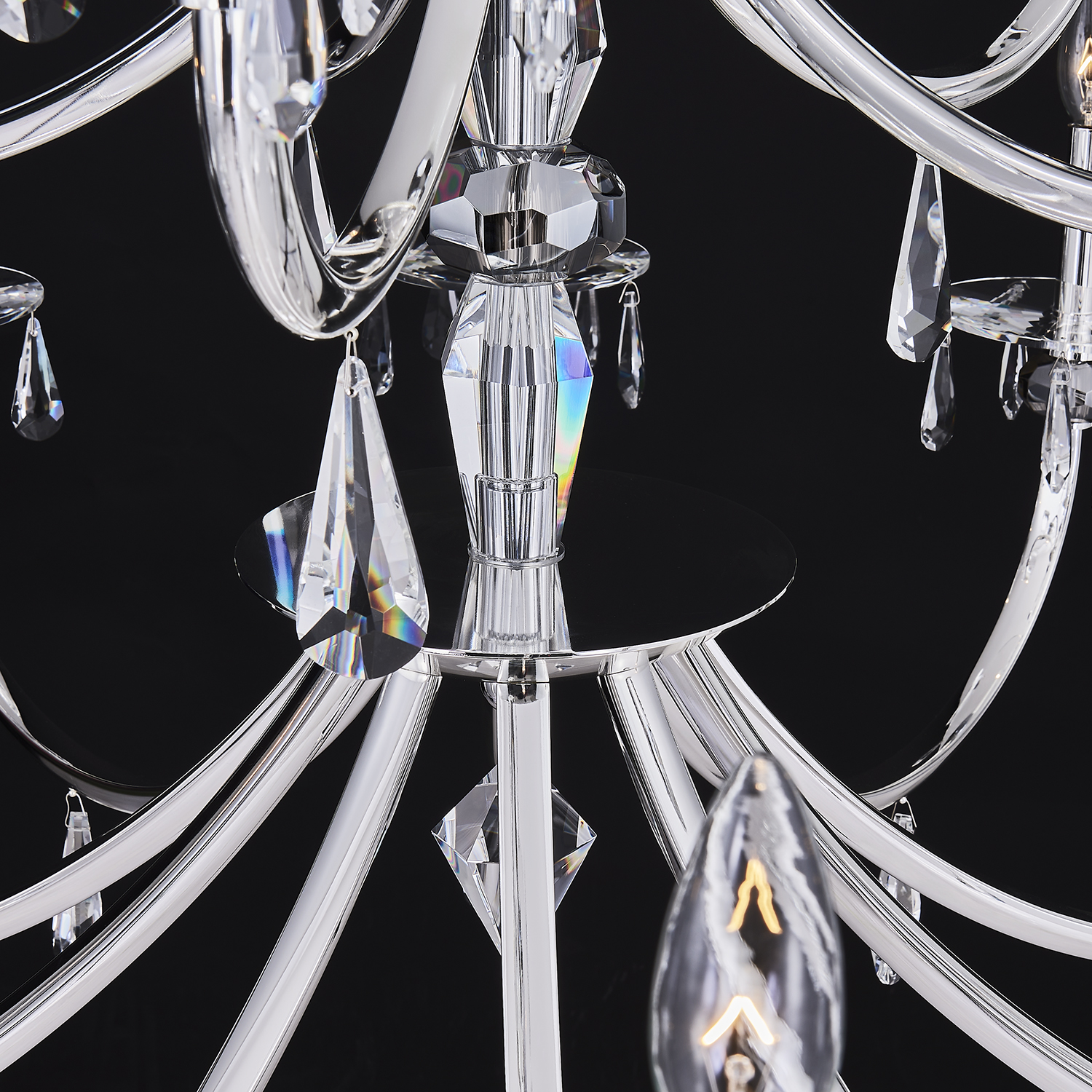 Passo 15 Lt Silver Chandelier - Image 4
