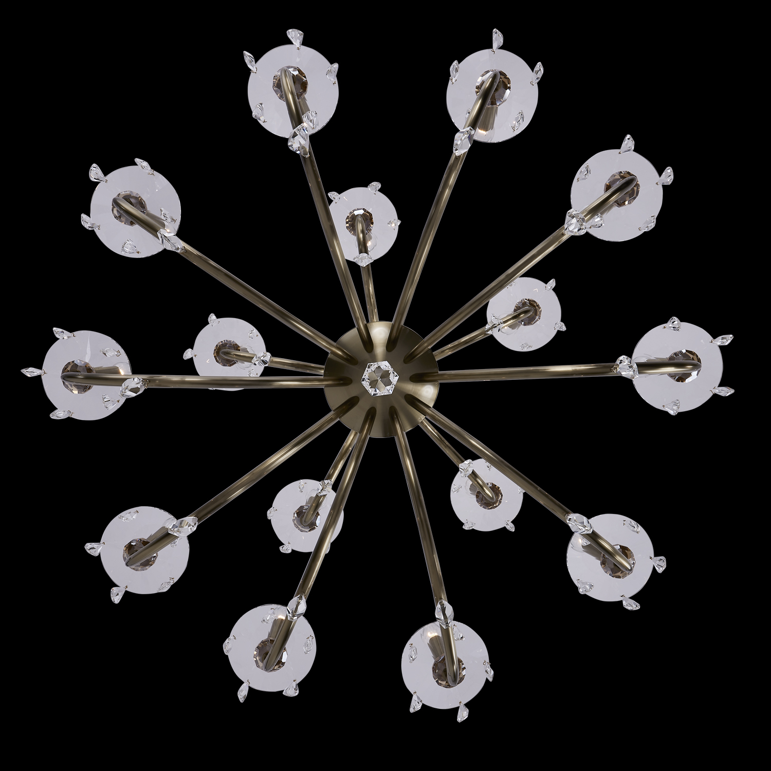 Passo 15 Lt Cham Gld Chandelier - Image 2