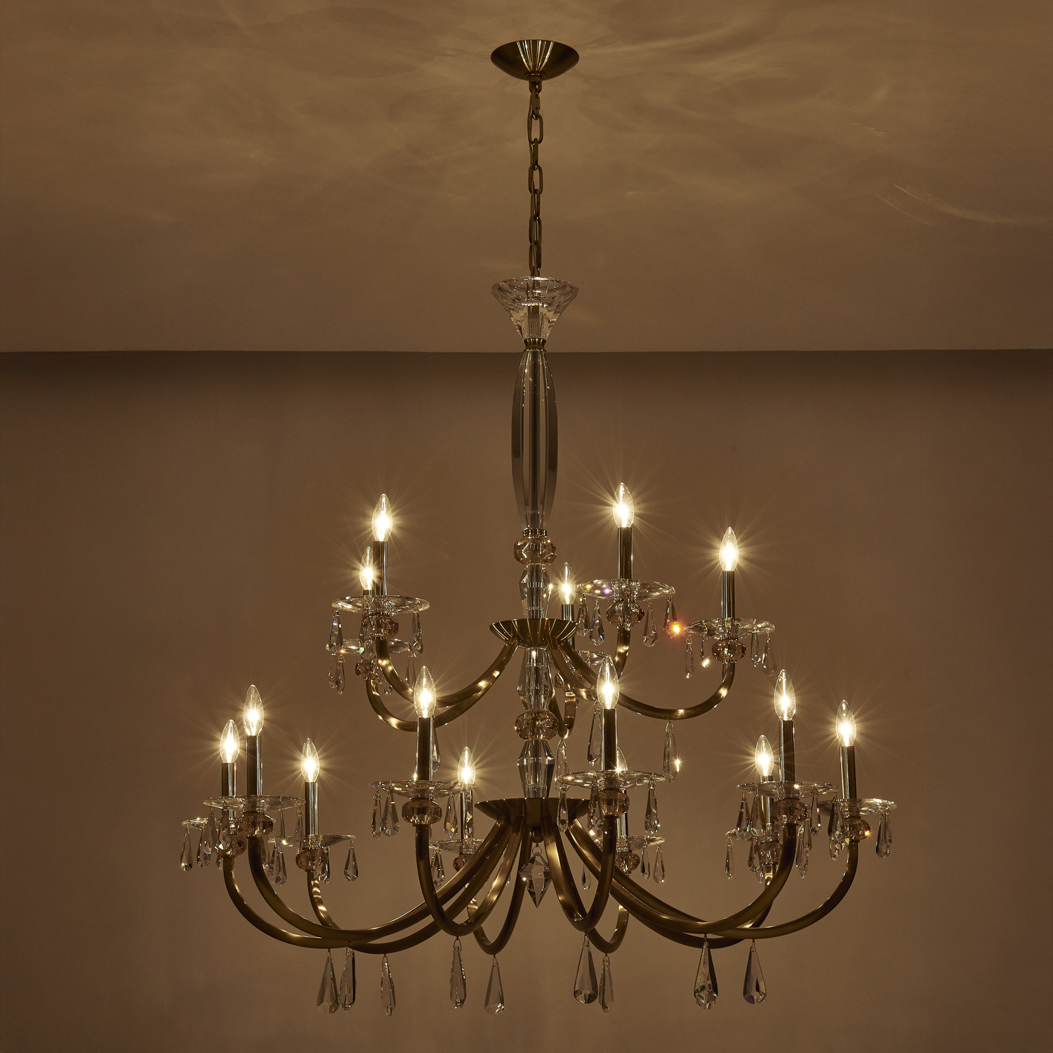 Passo 15 Lt Cham Gld Chandelier - Image 5