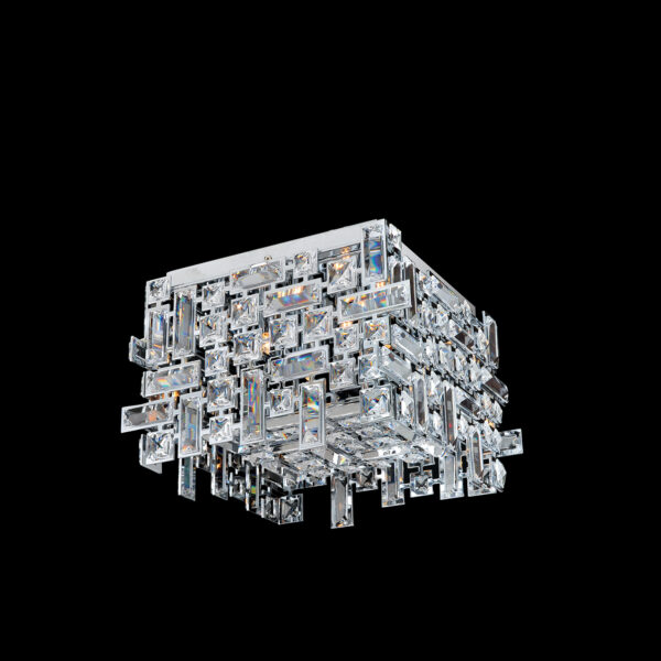 Vermeer 4 Light Square Flush Mount