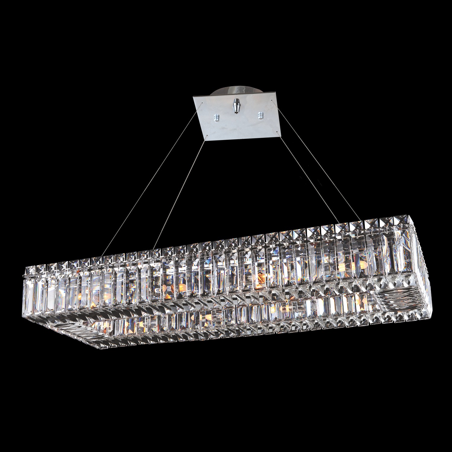 Baguette 30 Inch Pendant