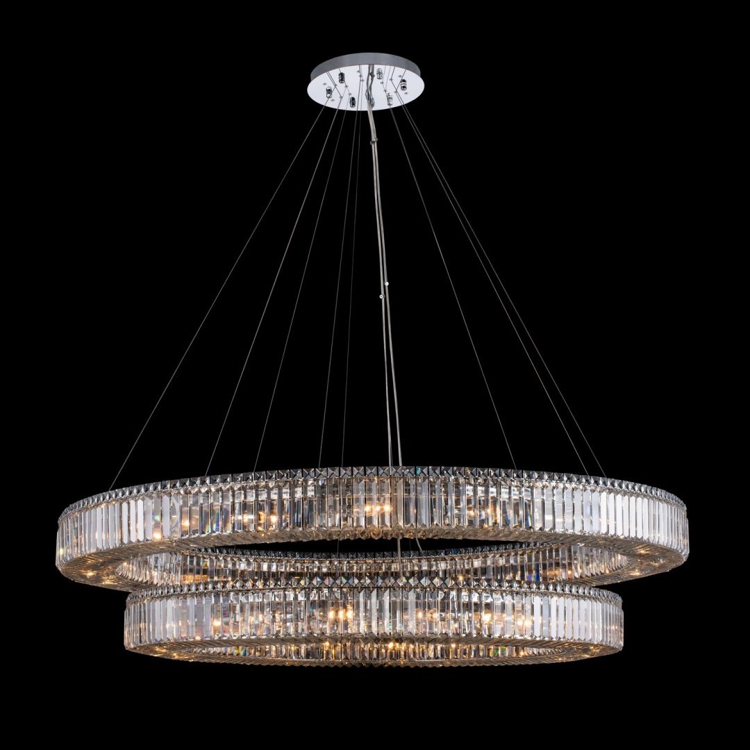 Rondelle (47+60) 2-Tier Pendant