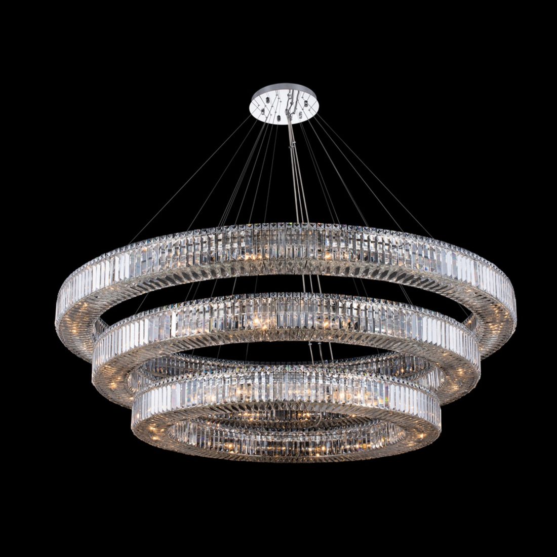 Rondelle (47+60+72) 3-Tier Pendant