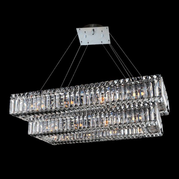 Baguette 43 In 2-Tier Pendant