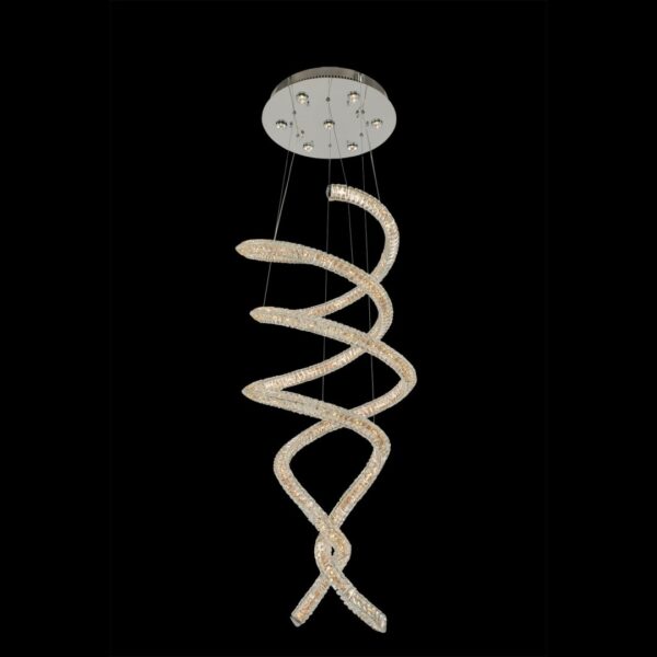 Ravina 7 Light + Led Convertible Chandelier - Flush Mount