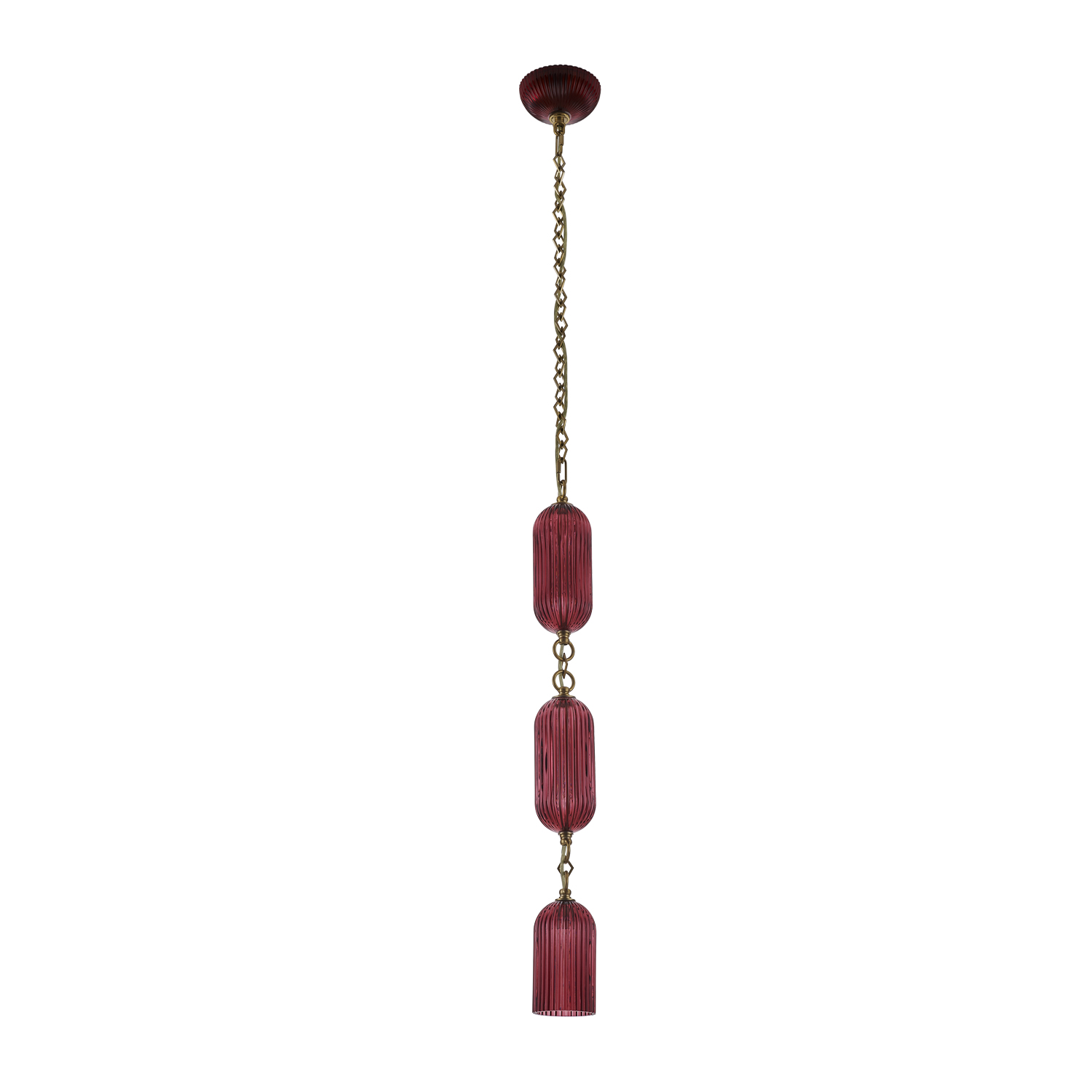 Verde 4-in 1 Light (40-watt) Satin Brass Pendant - Image 11