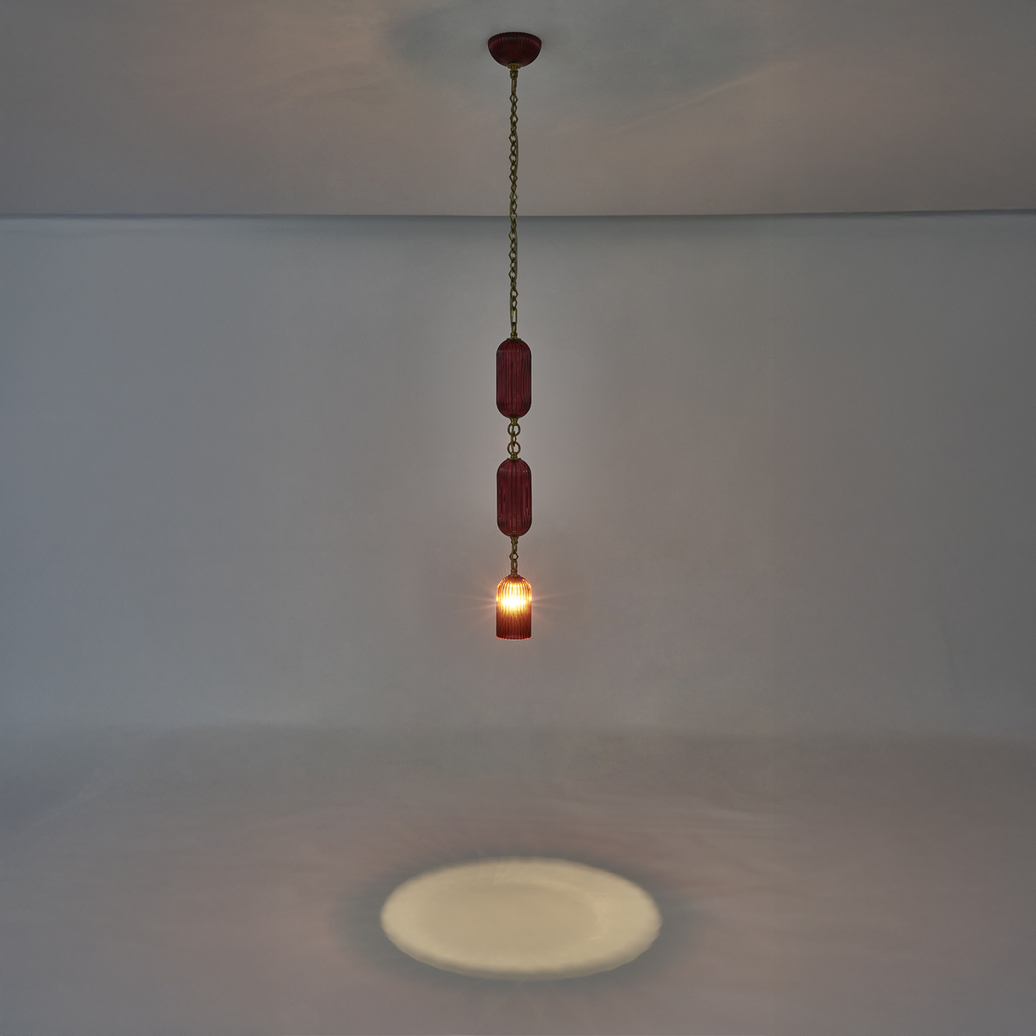 Verde 4-in 1 Light (40-watt) Satin Brass Pendant - Image 14