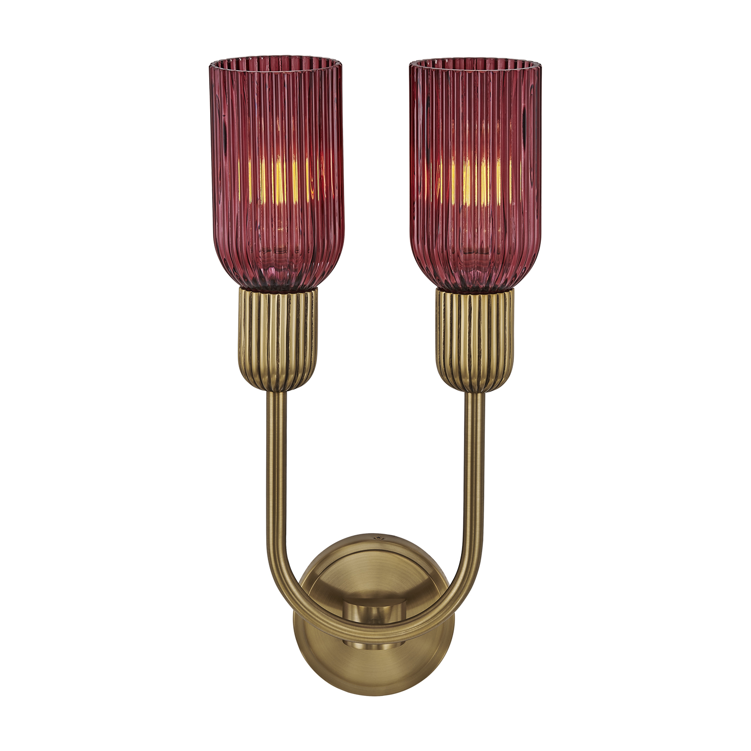 Verde 10-in 2 Light (40-watt) Satin Brass Wall Sconce - Image 12