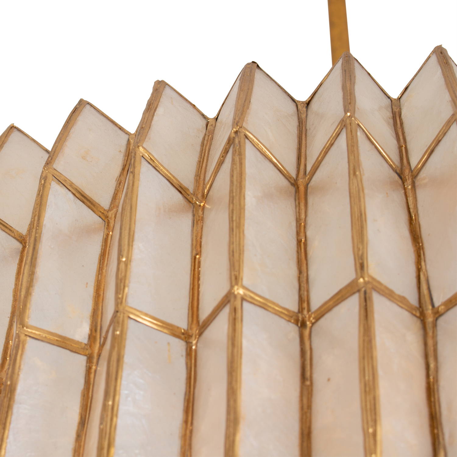 Fractal 28-in 8 Light (40-watt) Oxidized Gold Leaf Chandelier - Image 11
