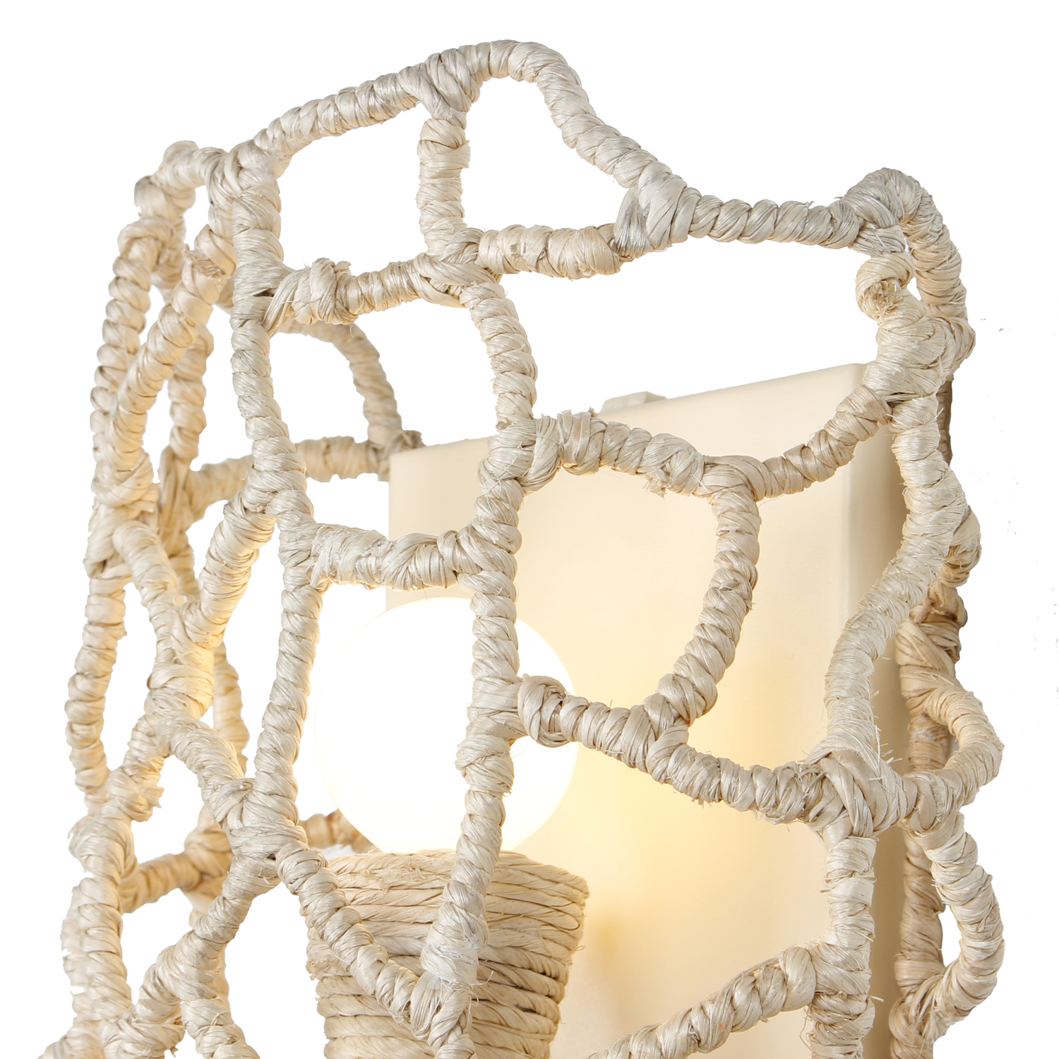 Reef 8-in 2 Light (40-watt) Warm Ivory Wall Sconce - Image 10