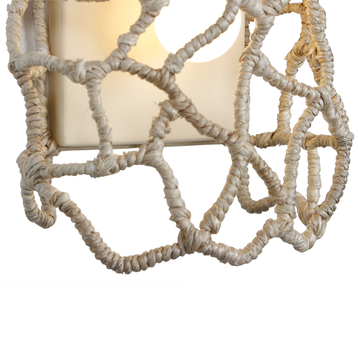 Reef 8-in 2 Light (40-watt) Warm Ivory Wall Sconce - Image 11