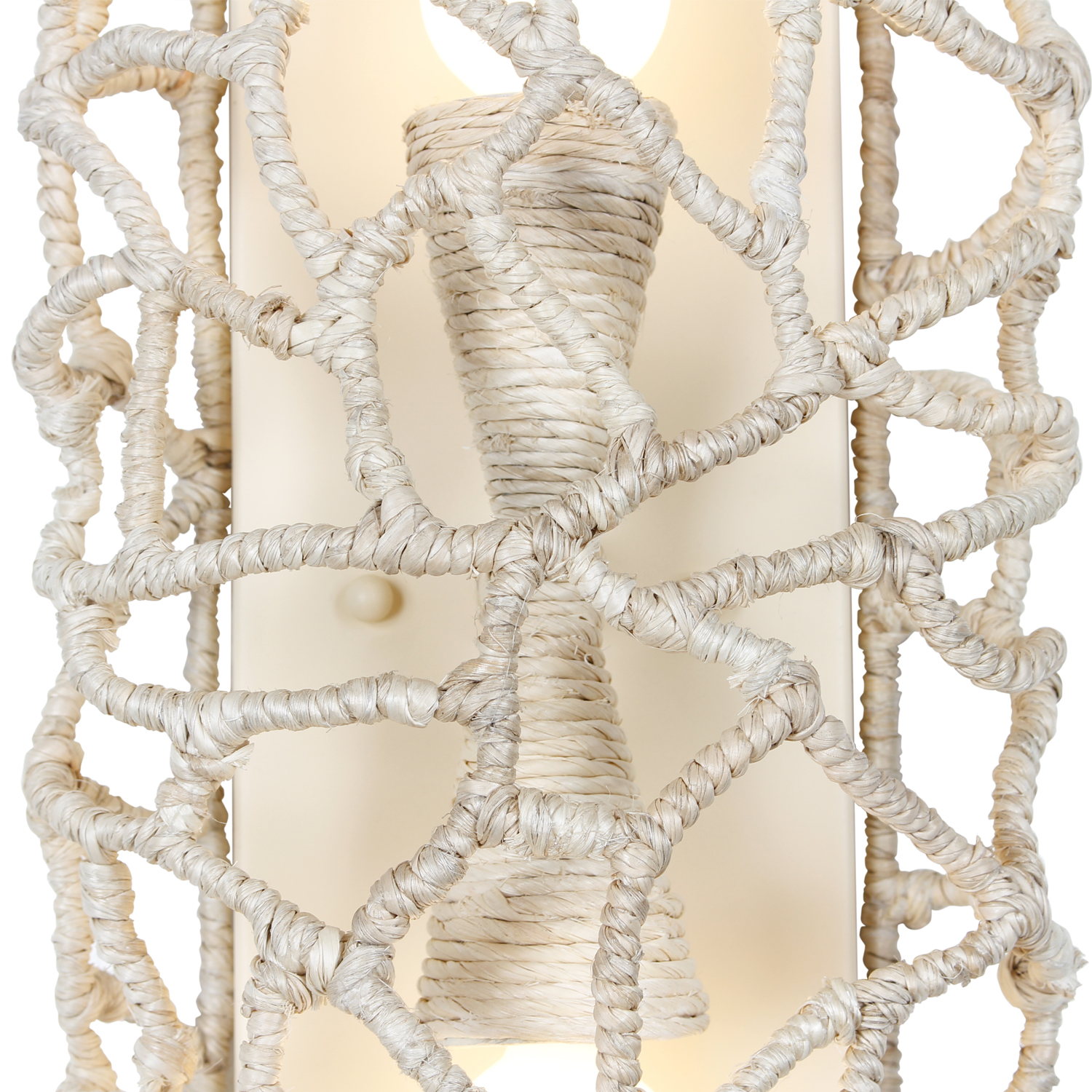 Reef 8-in 2 Light (40-watt) Warm Ivory Wall Sconce - Image 12