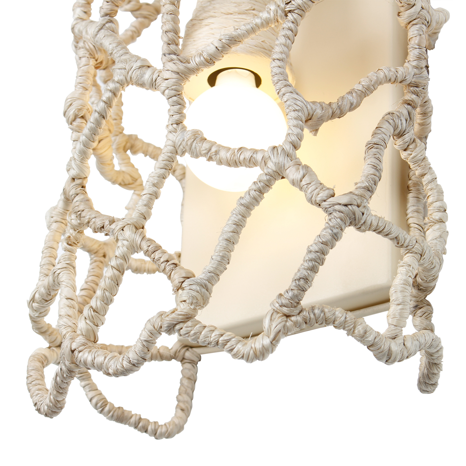 Reef 8-in 2 Light (40-watt) Warm Ivory Wall Sconce - Image 13