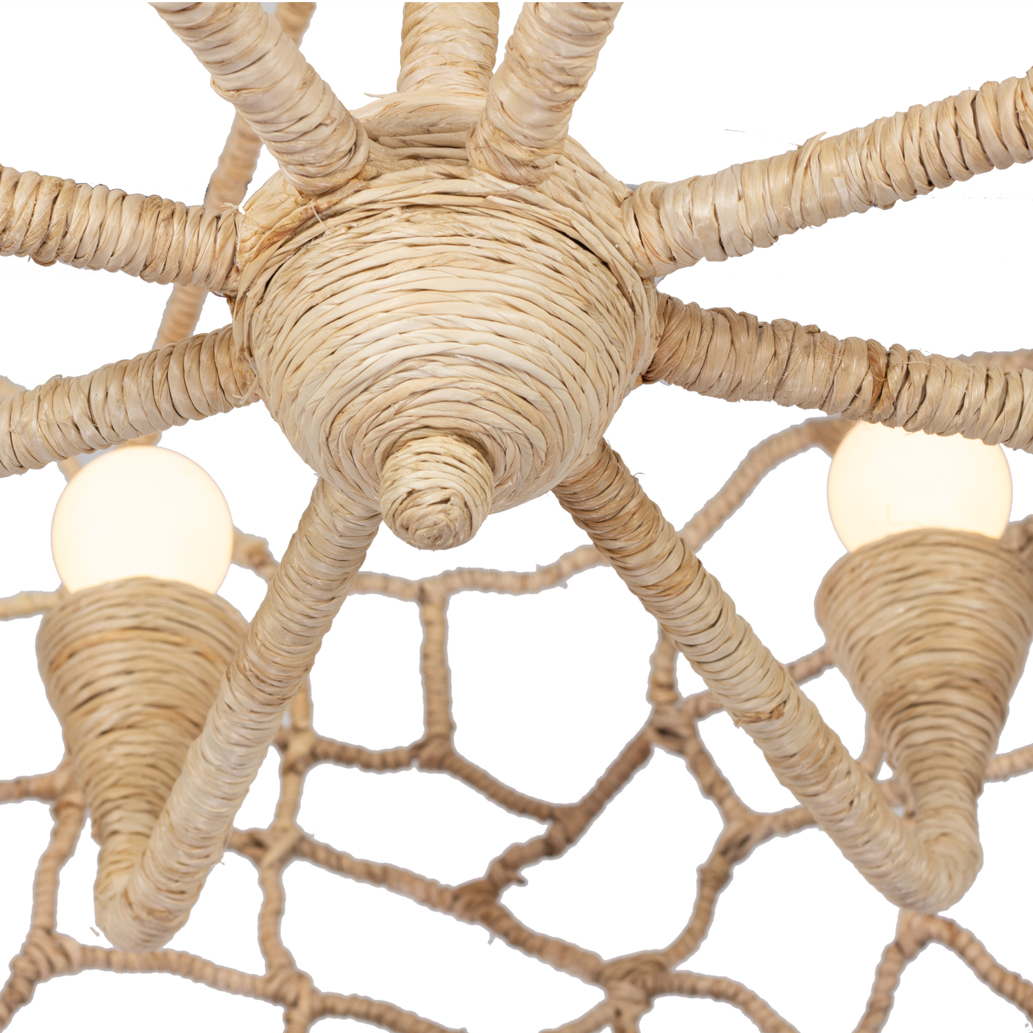Reef 34-in 8 Light (40-watt) Warm Ivory Chandelier - Image 9