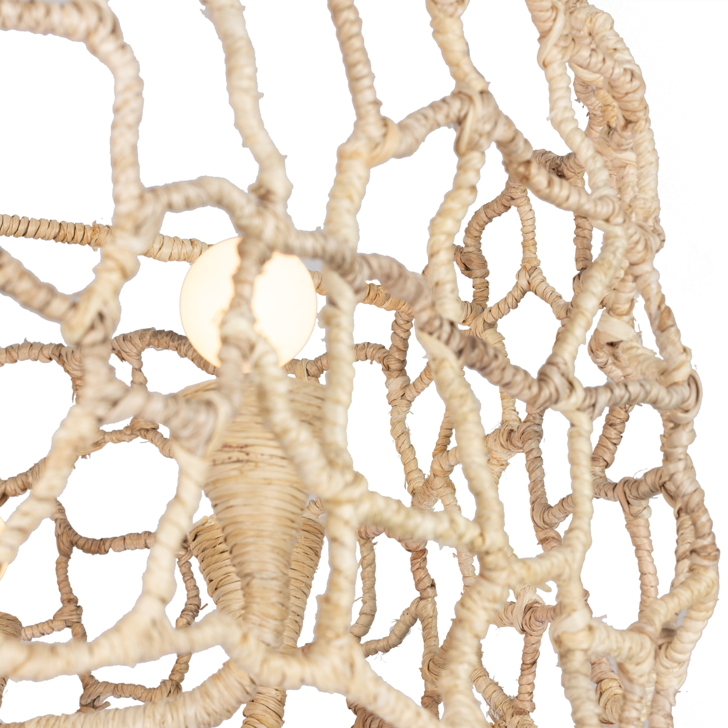 Reef 34-in 8 Light (40-watt) Warm Ivory Chandelier - Image 11