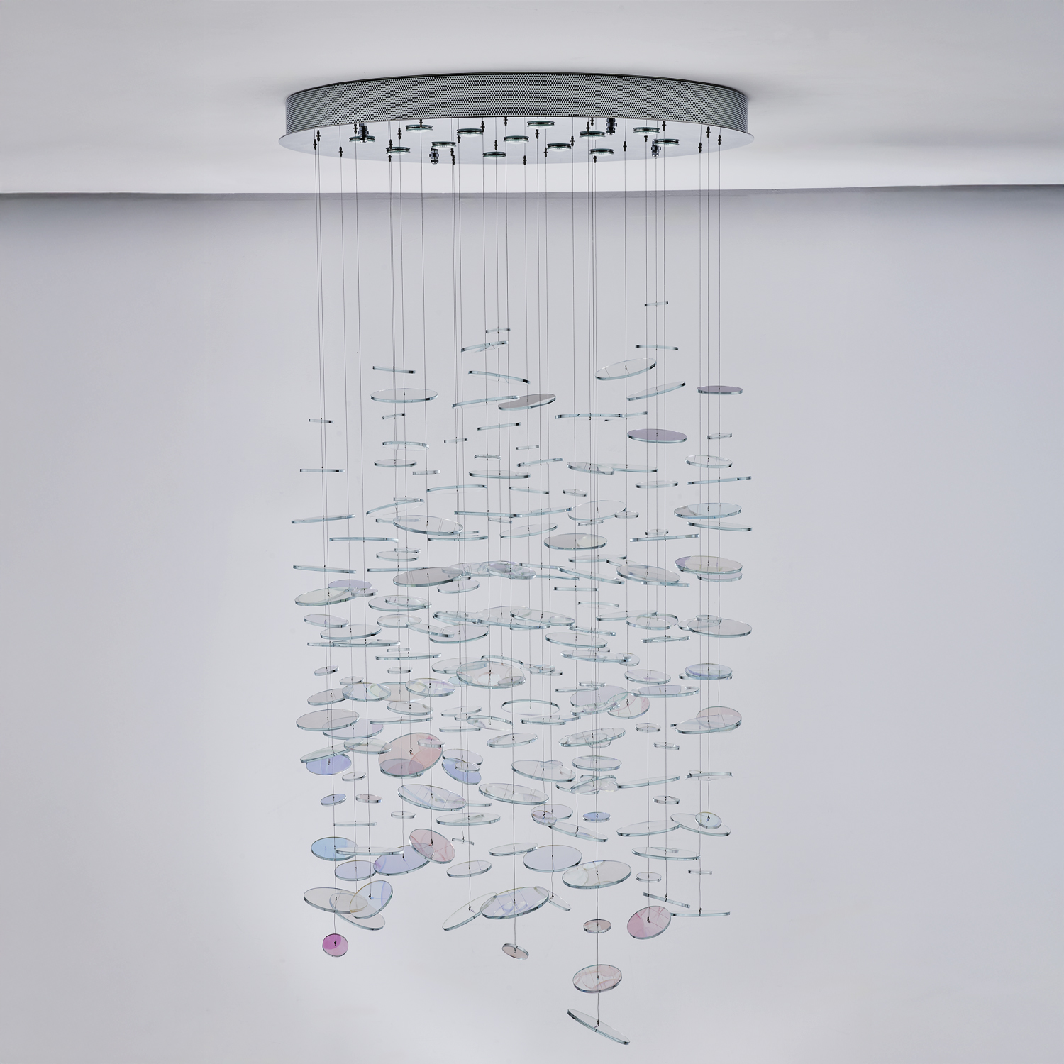 Spettro 36-in 13 Light (50-watt) Chrome Chandelier - Image 17