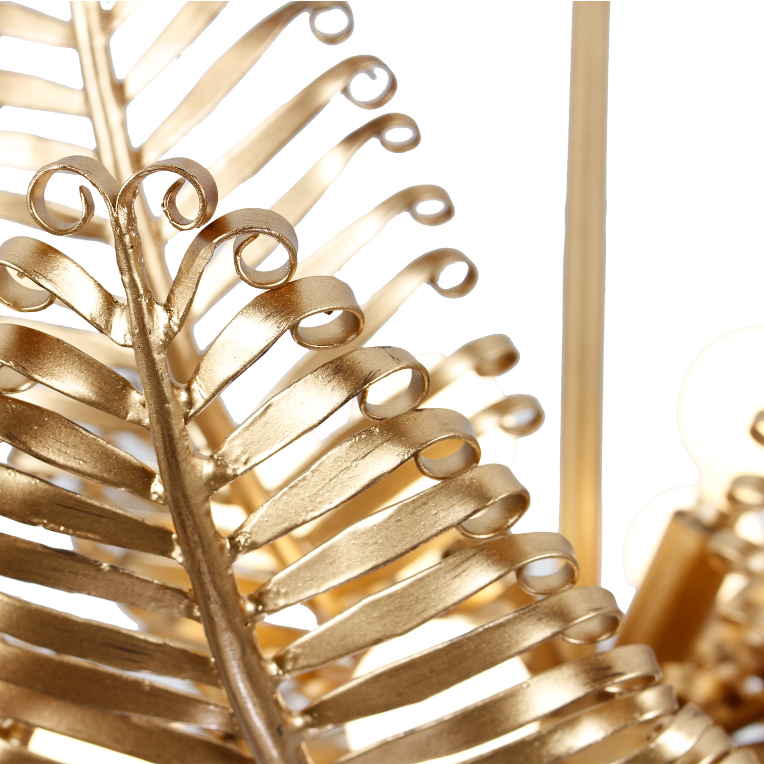 Fern 36-in 14 Light (40-watt) Modern Gold Chandelier - Image 21