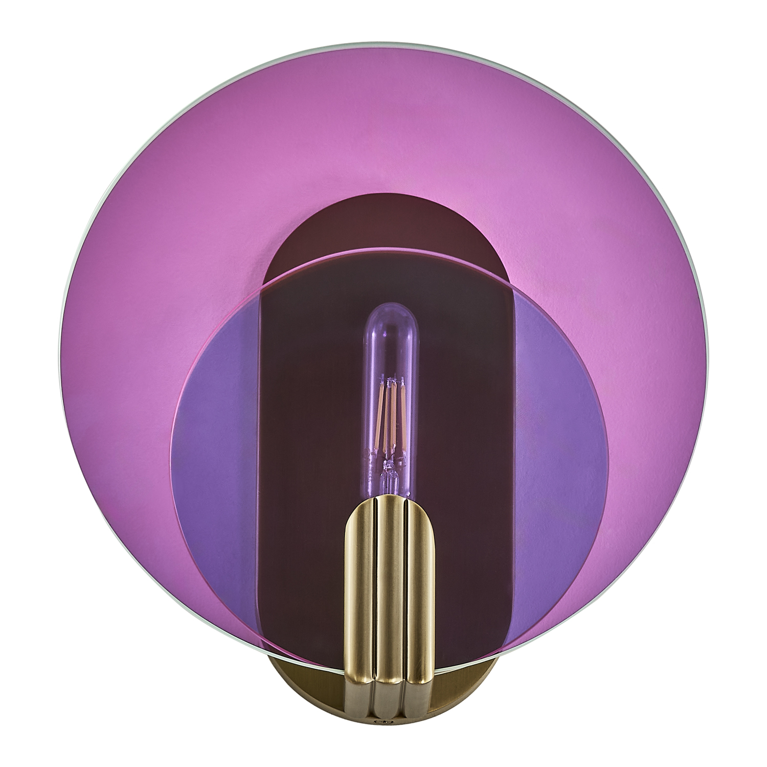Optics 11-in 1 Light (6-watt) Winter Brass Wall Sconce