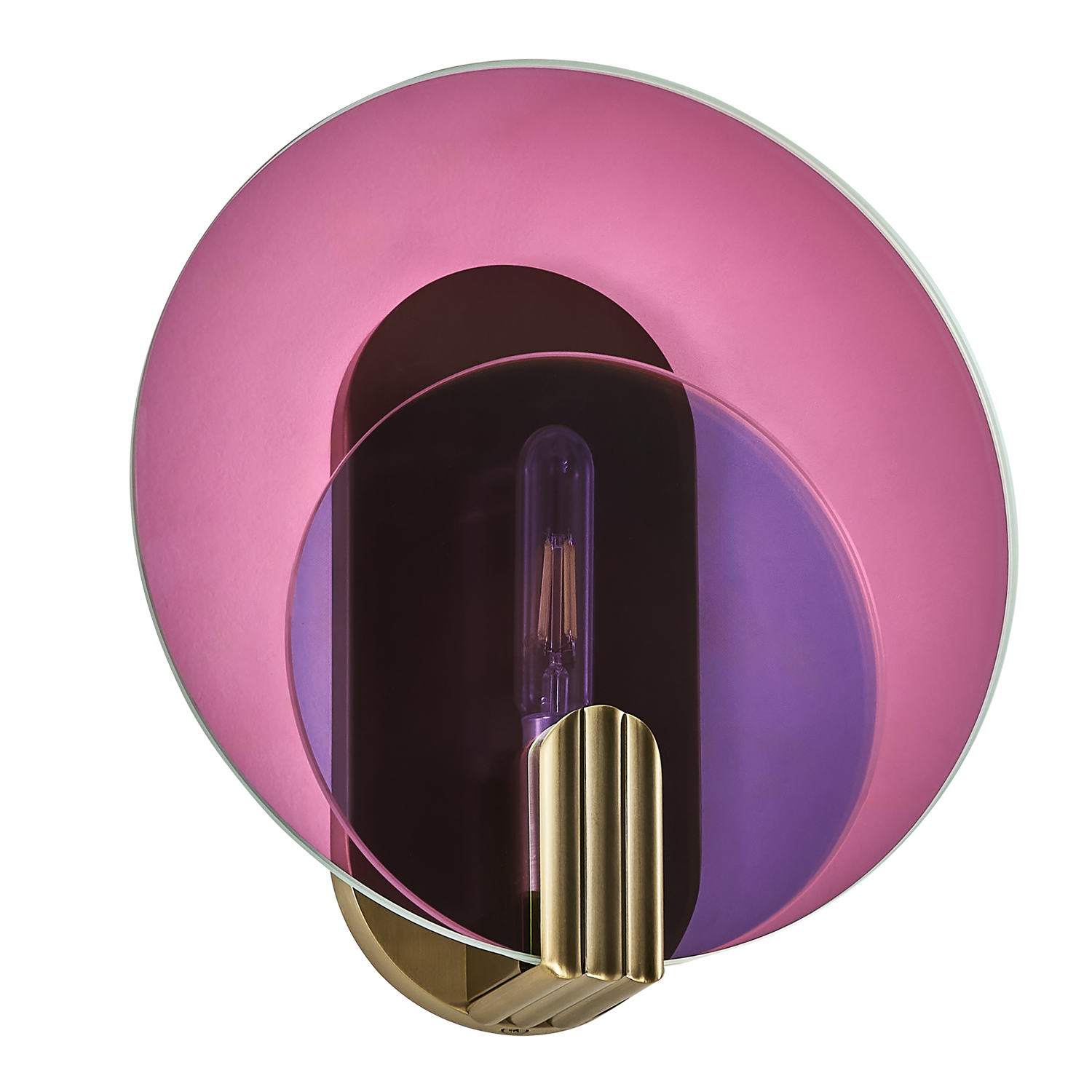 Optics 11-in 1 Light (6-watt) Winter Brass Wall Sconce - Image 3