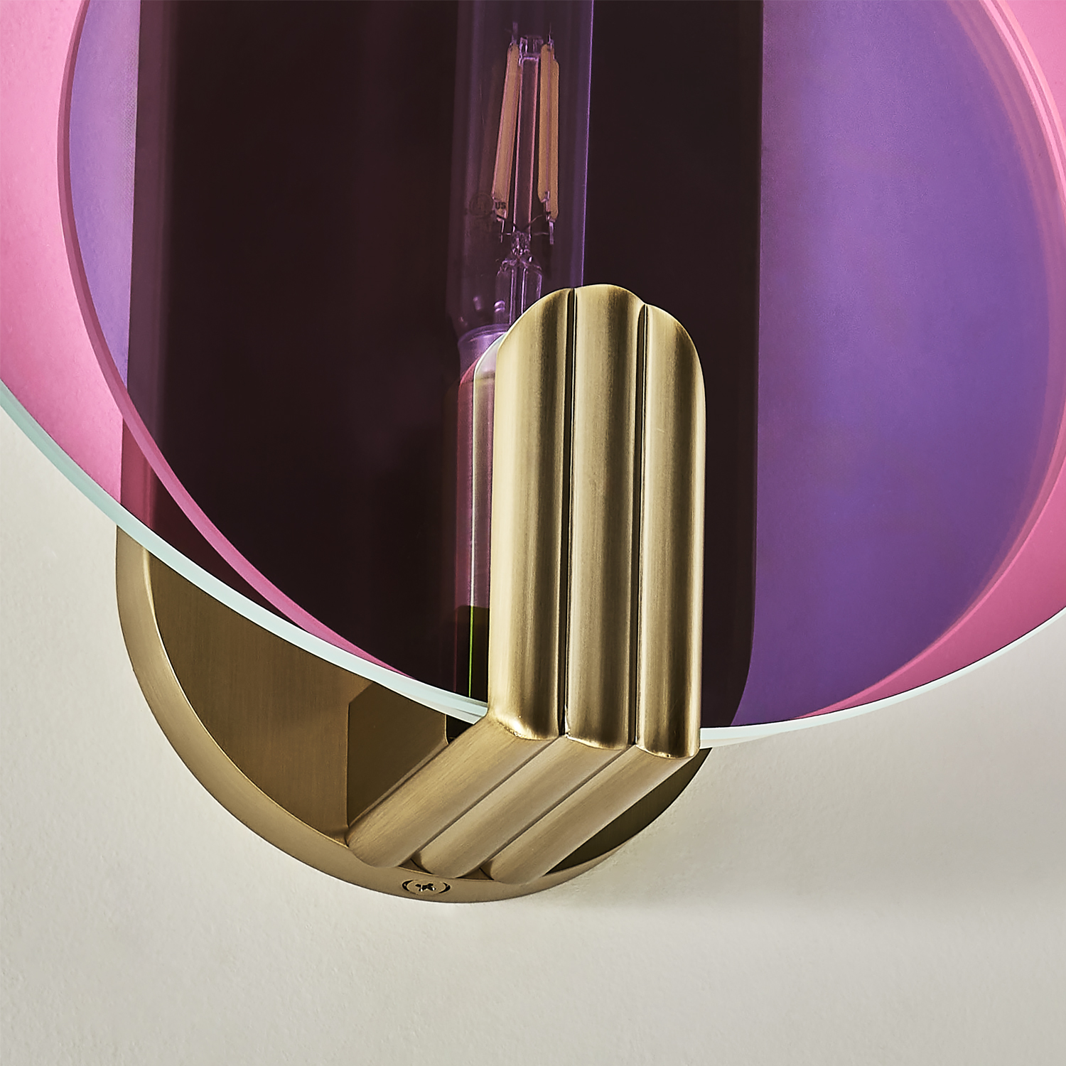Optics 11-in 1 Light (6-watt) Winter Brass Wall Sconce - Image 5