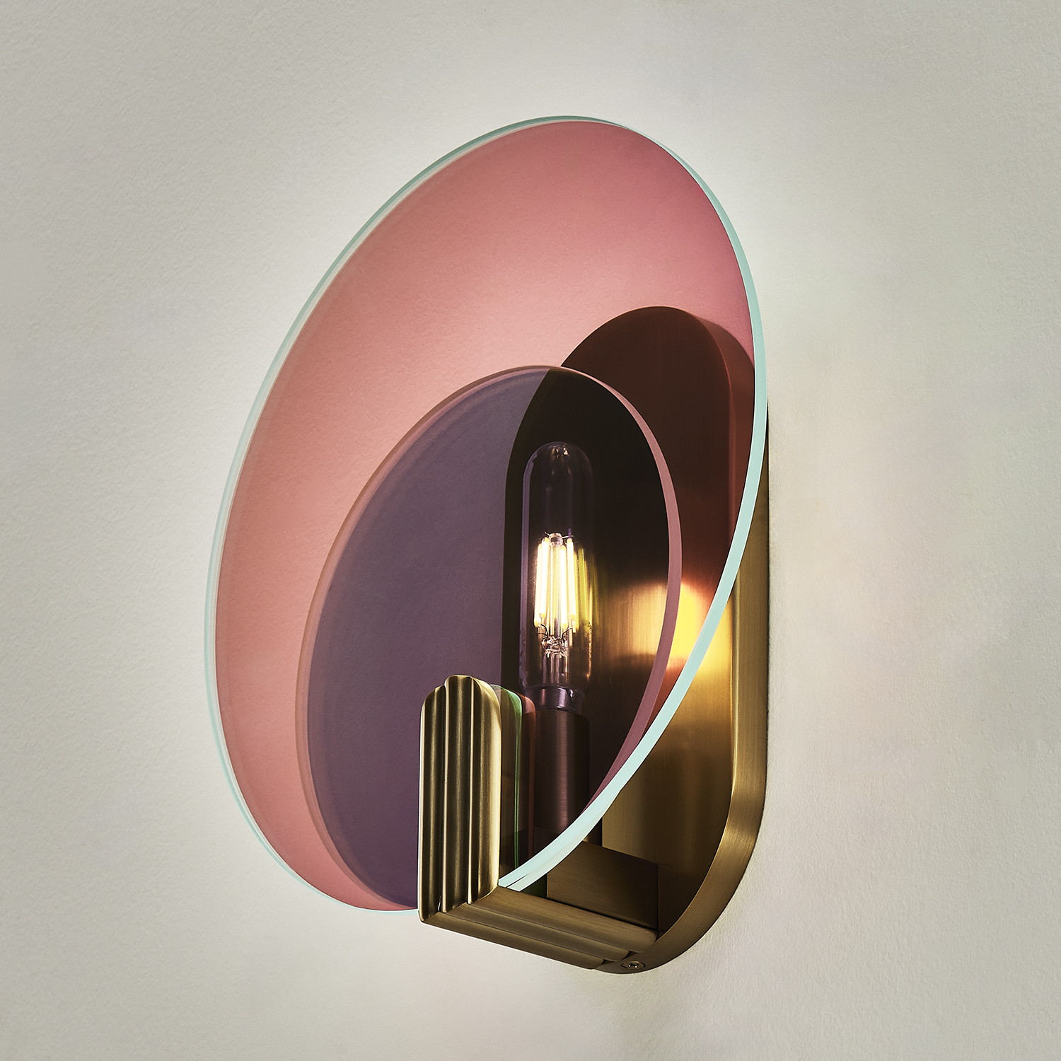 Optics 11-in 1 Light (6-watt) Winter Brass Wall Sconce - Image 7