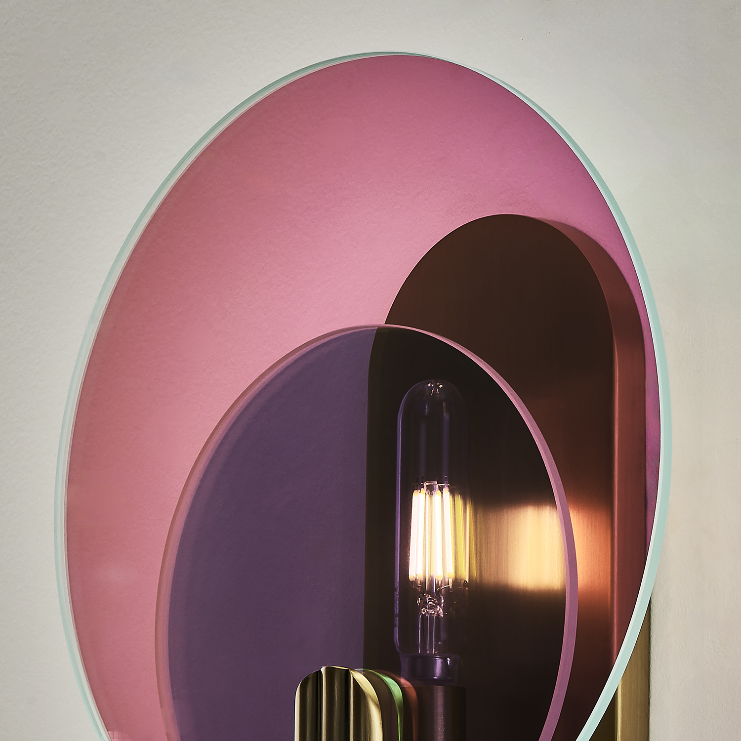 Optics 11-in 1 Light (6-watt) Winter Brass Wall Sconce - Image 8