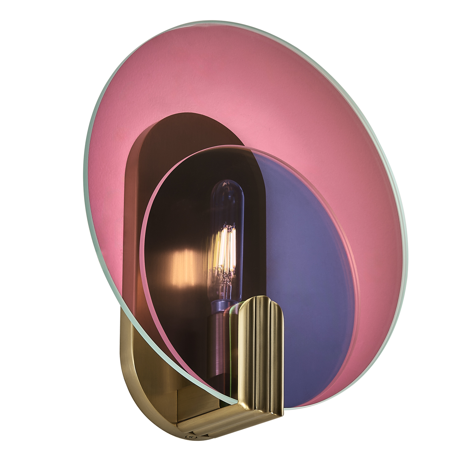 Optics 11-in 1 Light (6-watt) Winter Brass Wall Sconce - Image 15