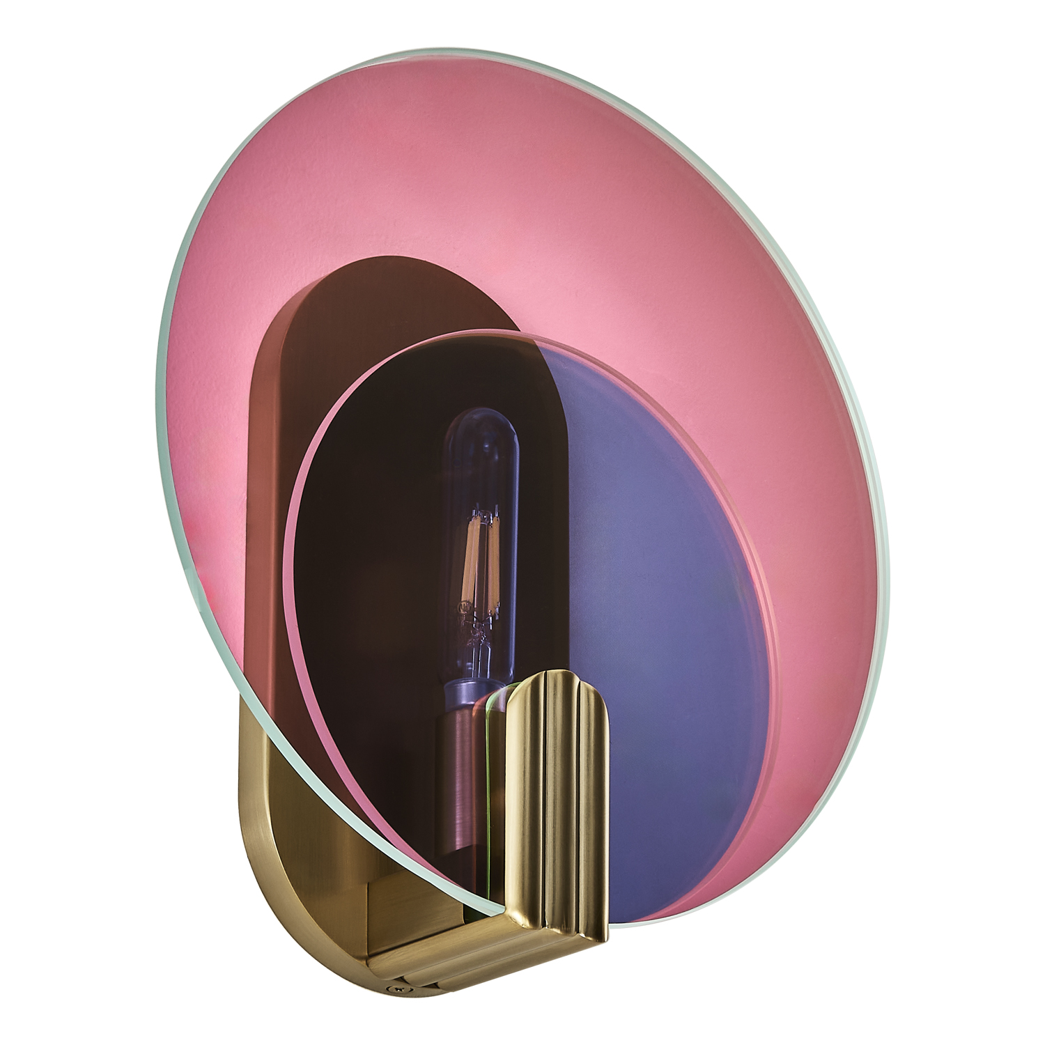 Optics 11-in 1 Light (6-watt) Winter Brass Wall Sconce - Image 16