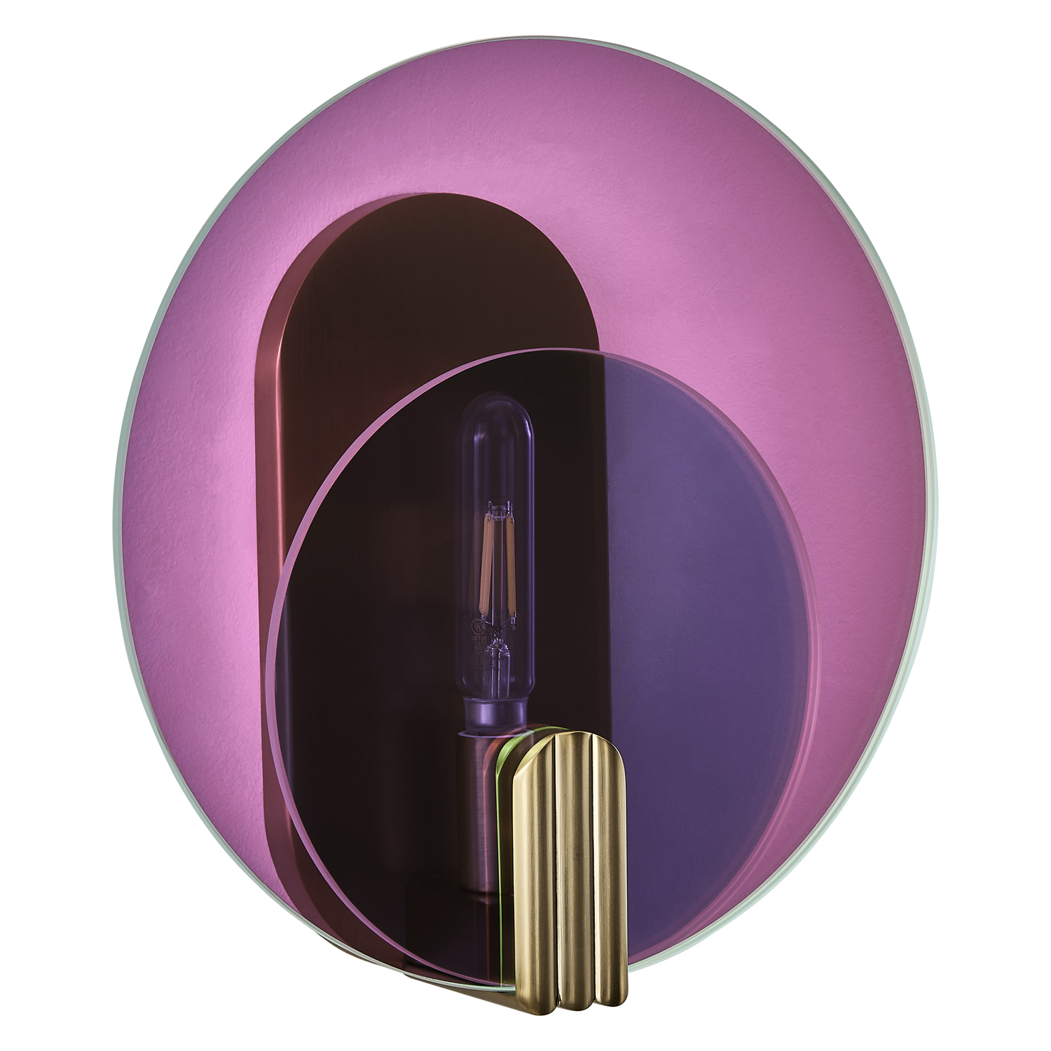 Optics 11-in 1 Light (6-watt) Winter Brass Wall Sconce - Image 18