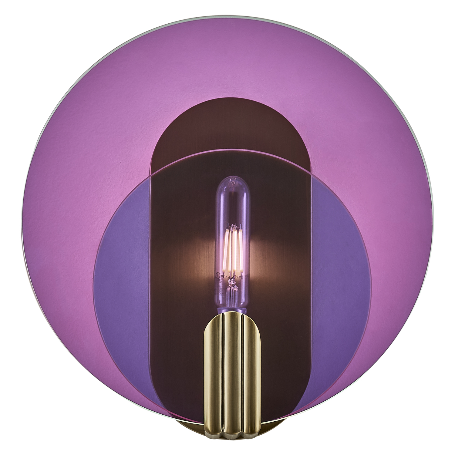 Optics 11-in 1 Light (6-watt) Winter Brass Wall Sconce - Image 20