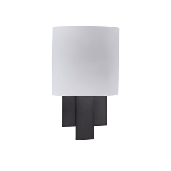 Espille 12.25-in 1 Light (60-watt) Satin Black Nickel Wall Sconce