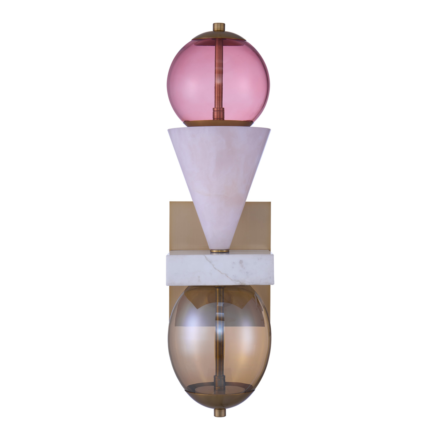 DEMI PINK JADE WALL SCONCE - Image 3