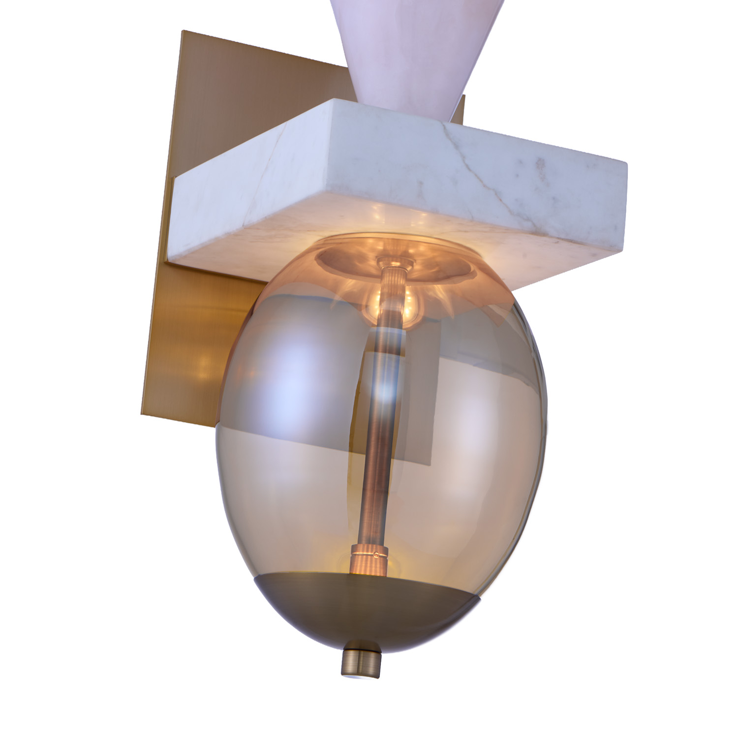 DEMI PINK JADE WALL SCONCE - Image 6