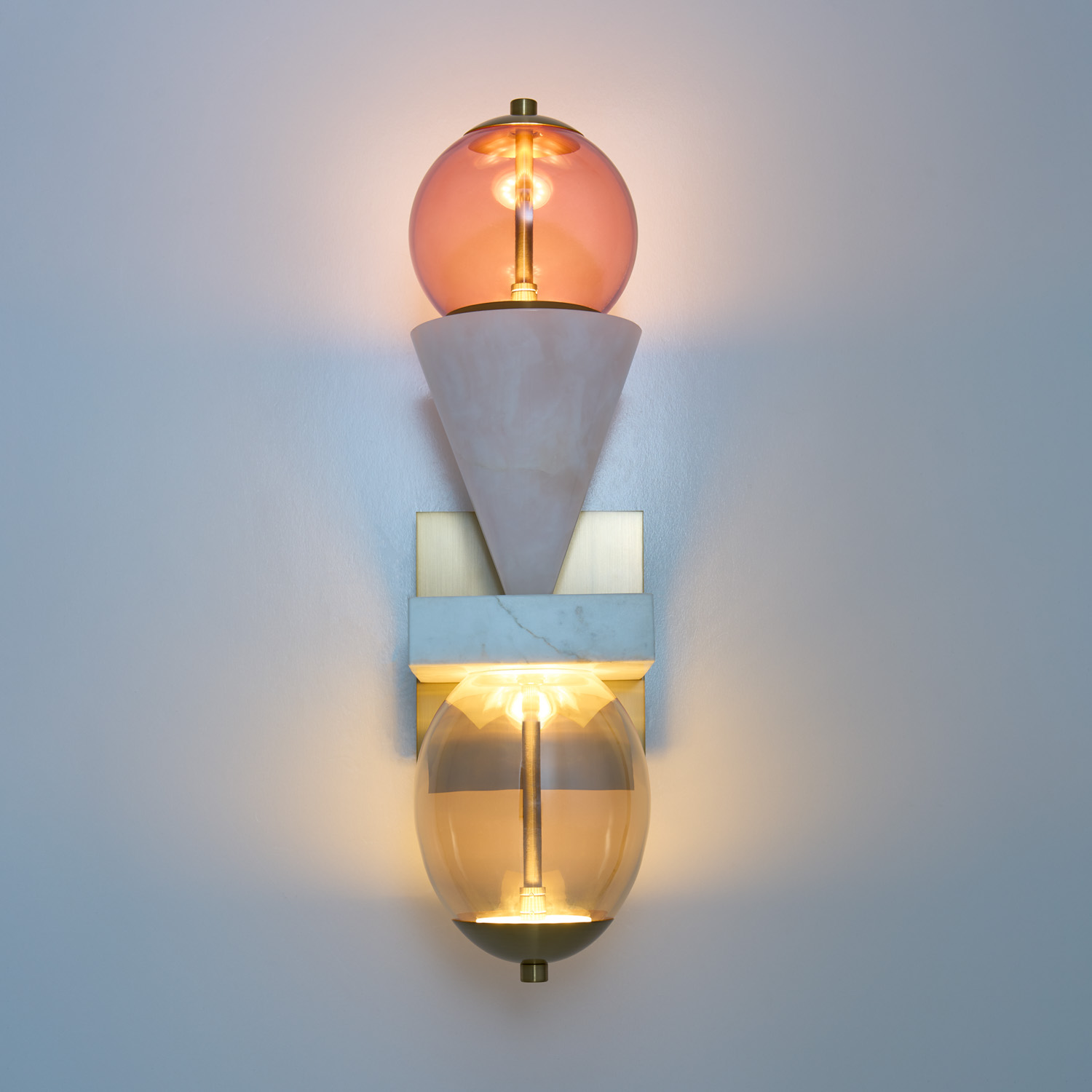 DEMI PINK JADE WALL SCONCE - Image 8