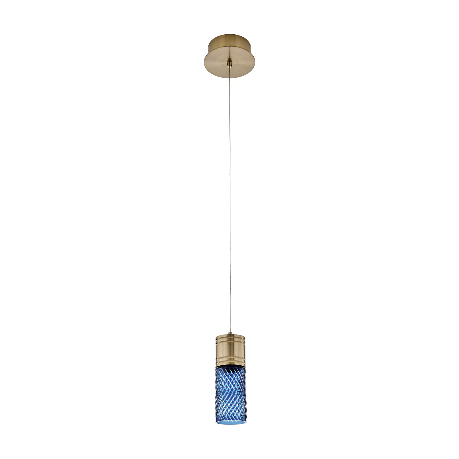 Kiriko 6-in (6-watt) LED Winter Brass Pendant - Image 2