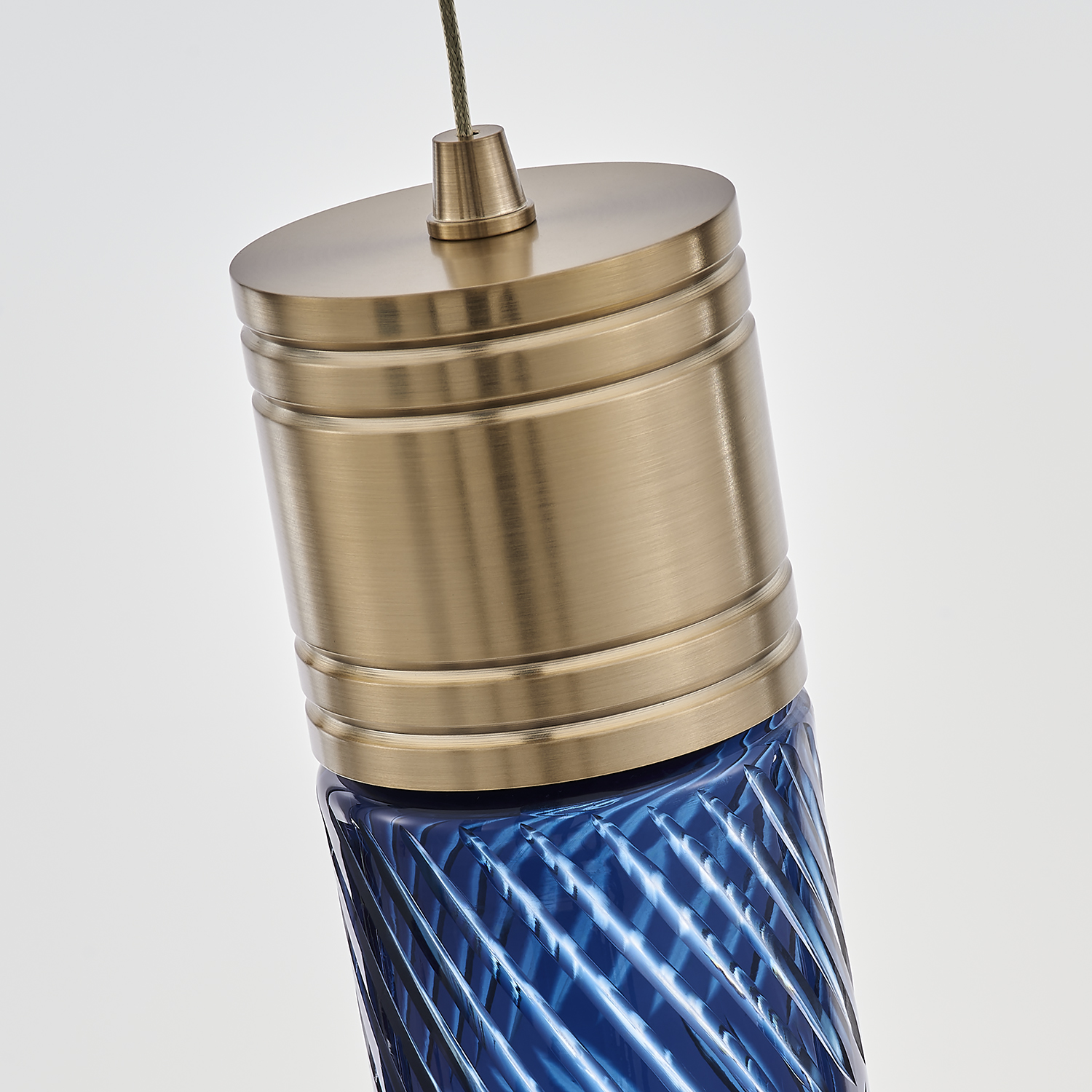 Kiriko 6-in (6-watt) LED Winter Brass Pendant - Image 3