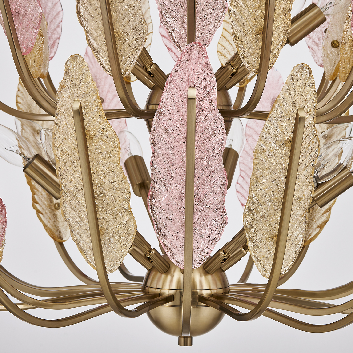 Autumna 29.5-in 22 Light (40-watt) Brushed Champagne Gold Chandelier - Image 7