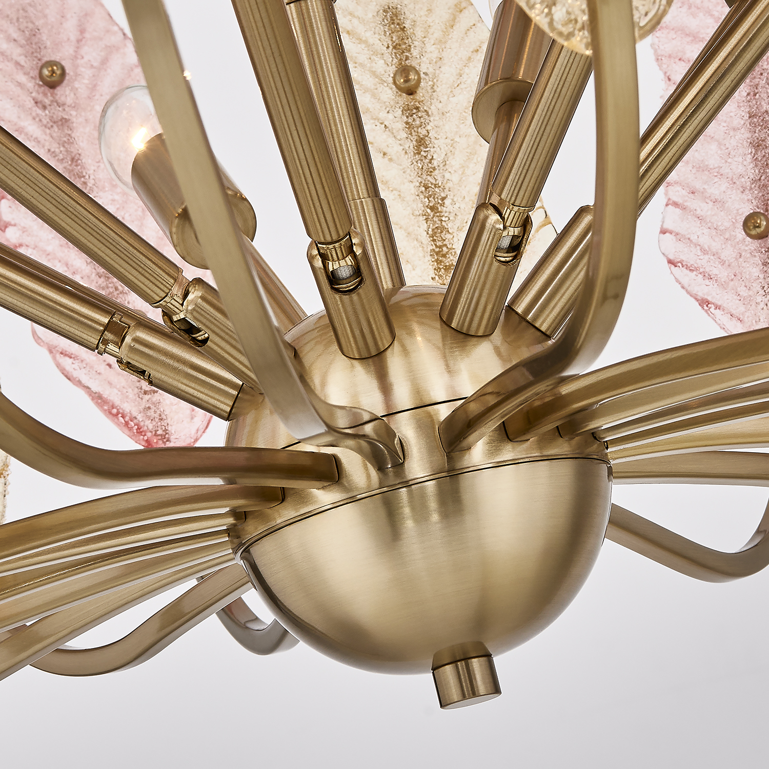 Autumna 29.5-in 22 Light (40-watt) Brushed Champagne Gold Chandelier - Image 8
